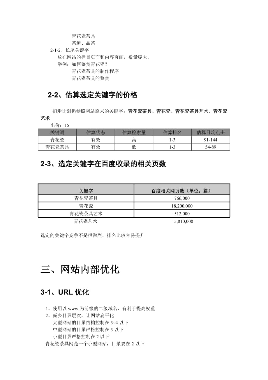 管理信息化浅谈青花瓷茶具网站优化方案_第4页