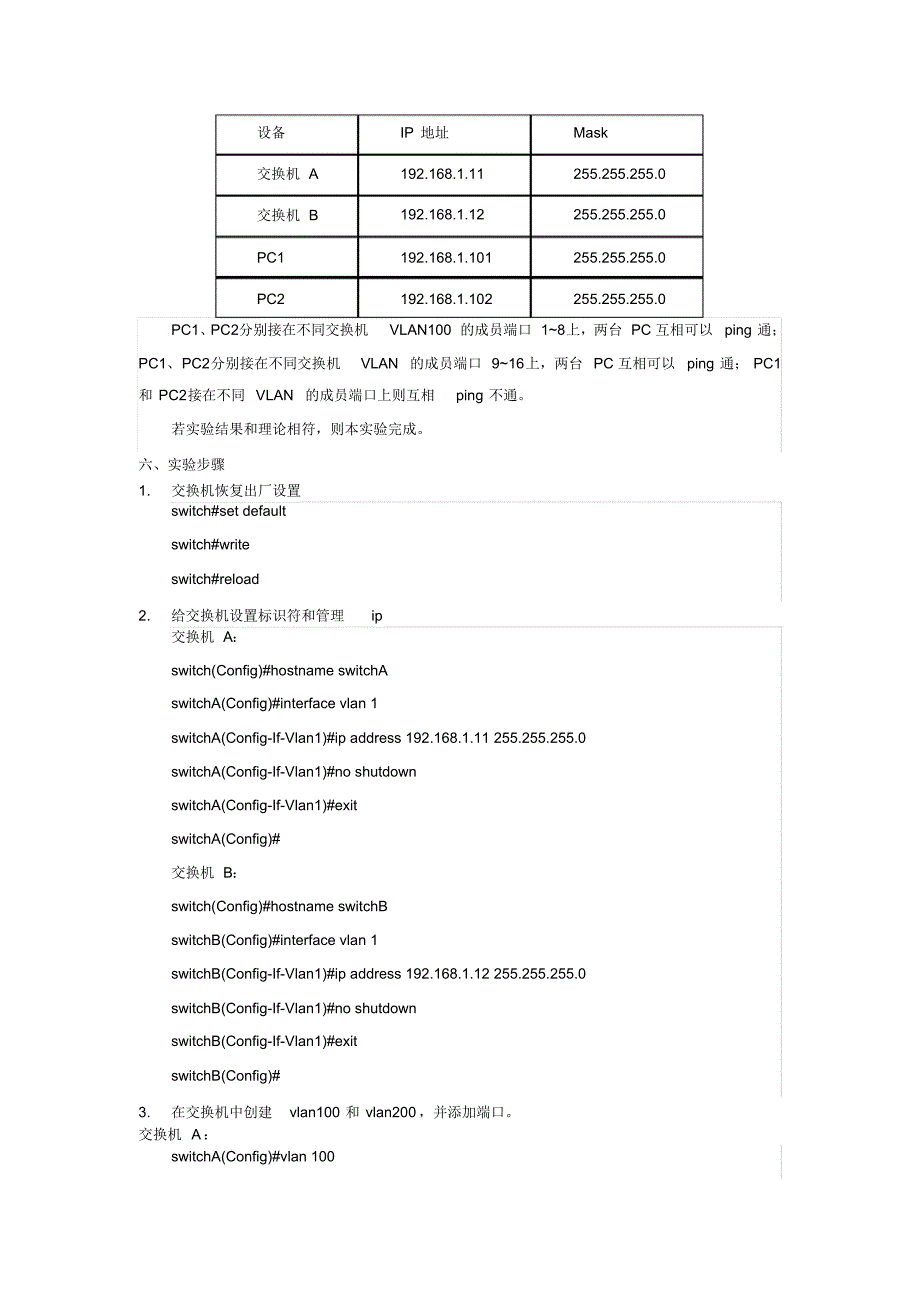 跨交换机相同VLAN间通讯 .pdf_第2页