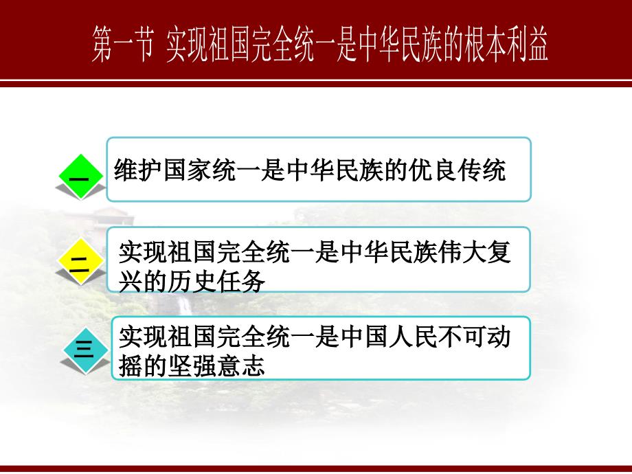 第九章 实现祖国完全统一的理论_第4页