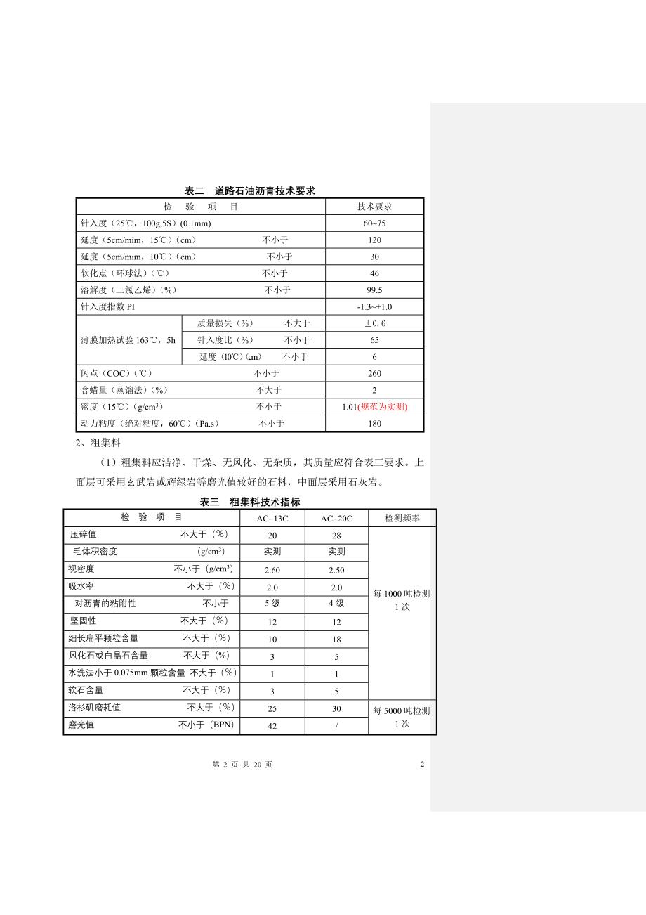 (城乡、园林规划)PR改性沥青混合料施工指导意见AC13CAC20C)_第2页