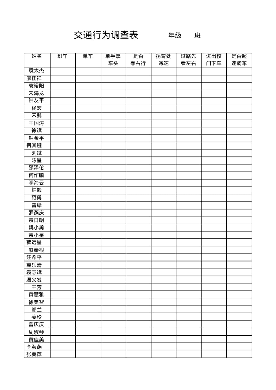 交通状况调查表 .pdf_第1页