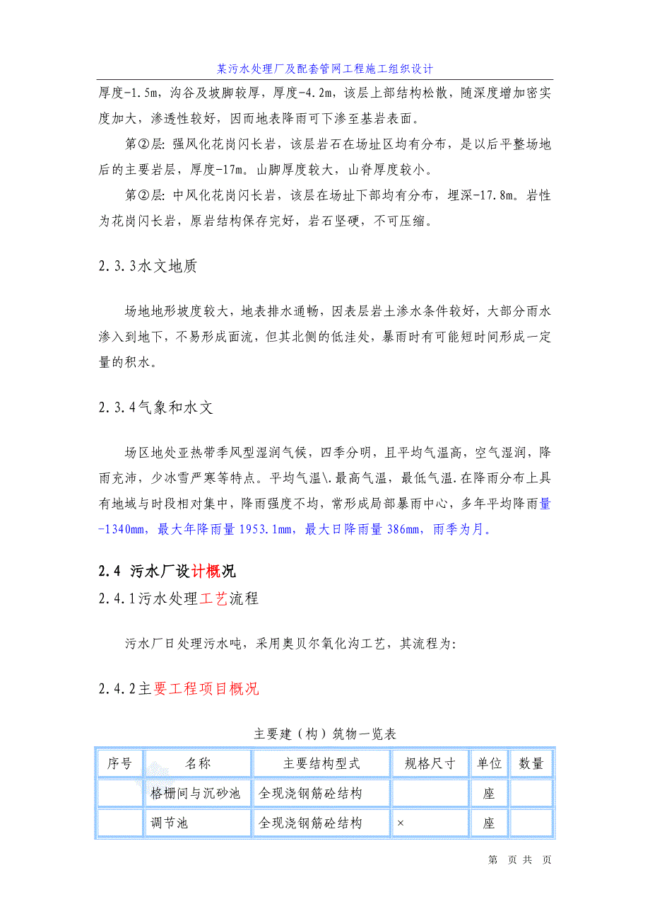 (工程设计)四川某污水处理厂及配套管网工程施工组织设计方案_第4页