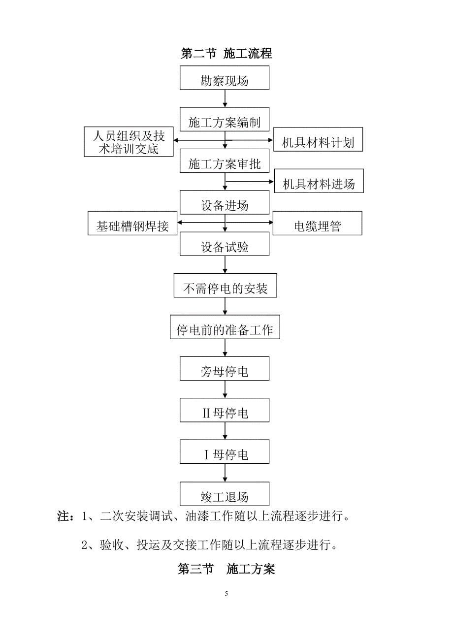 (工程设计)某220kv变电站110kv电隆线间隔扩建工程施工组织设计_第5页