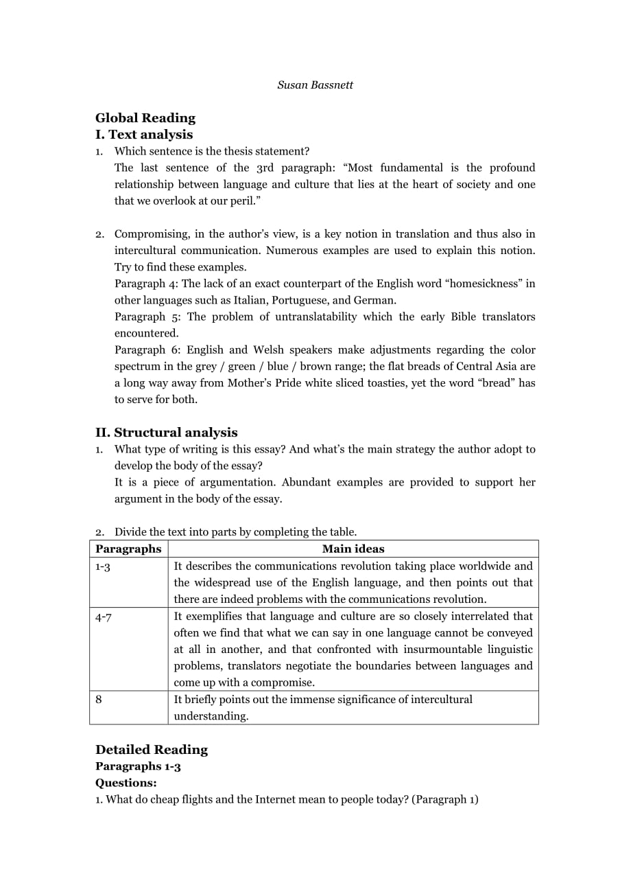 Unit 4 Cultural Encounters Teaching plan综合教程二.doc_第2页