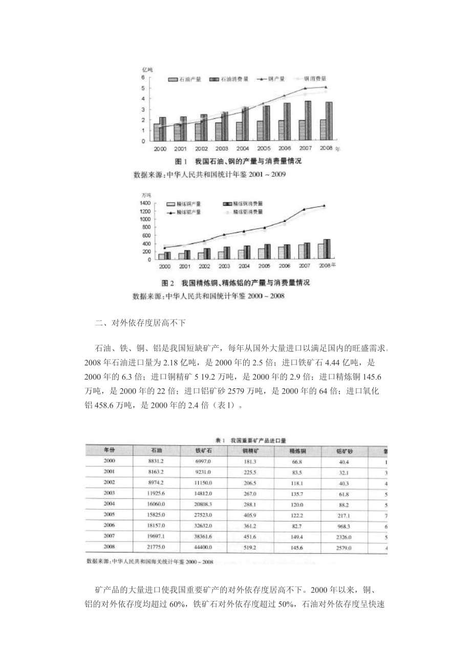 (冶金行业)我国重要矿产品供需形势分析_第2页