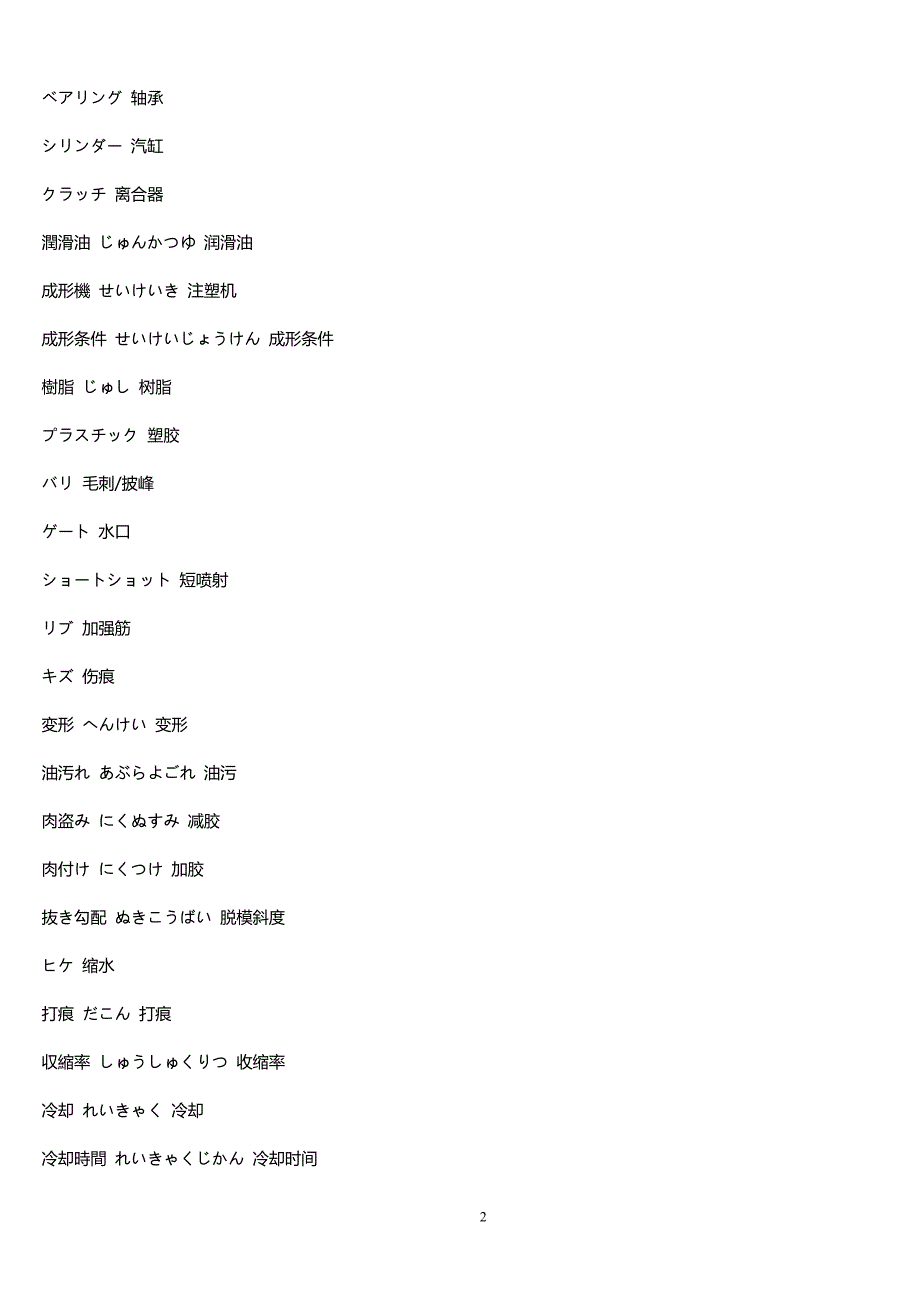 (模具设计)模具专业用语_第2页