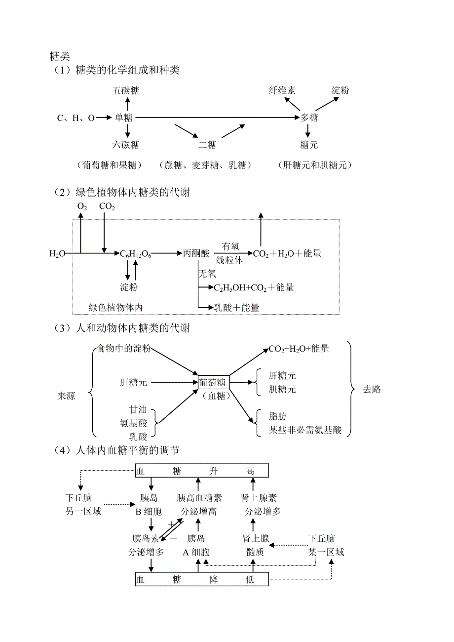 (生物科技)高中生物知识网络结构分析_第4页