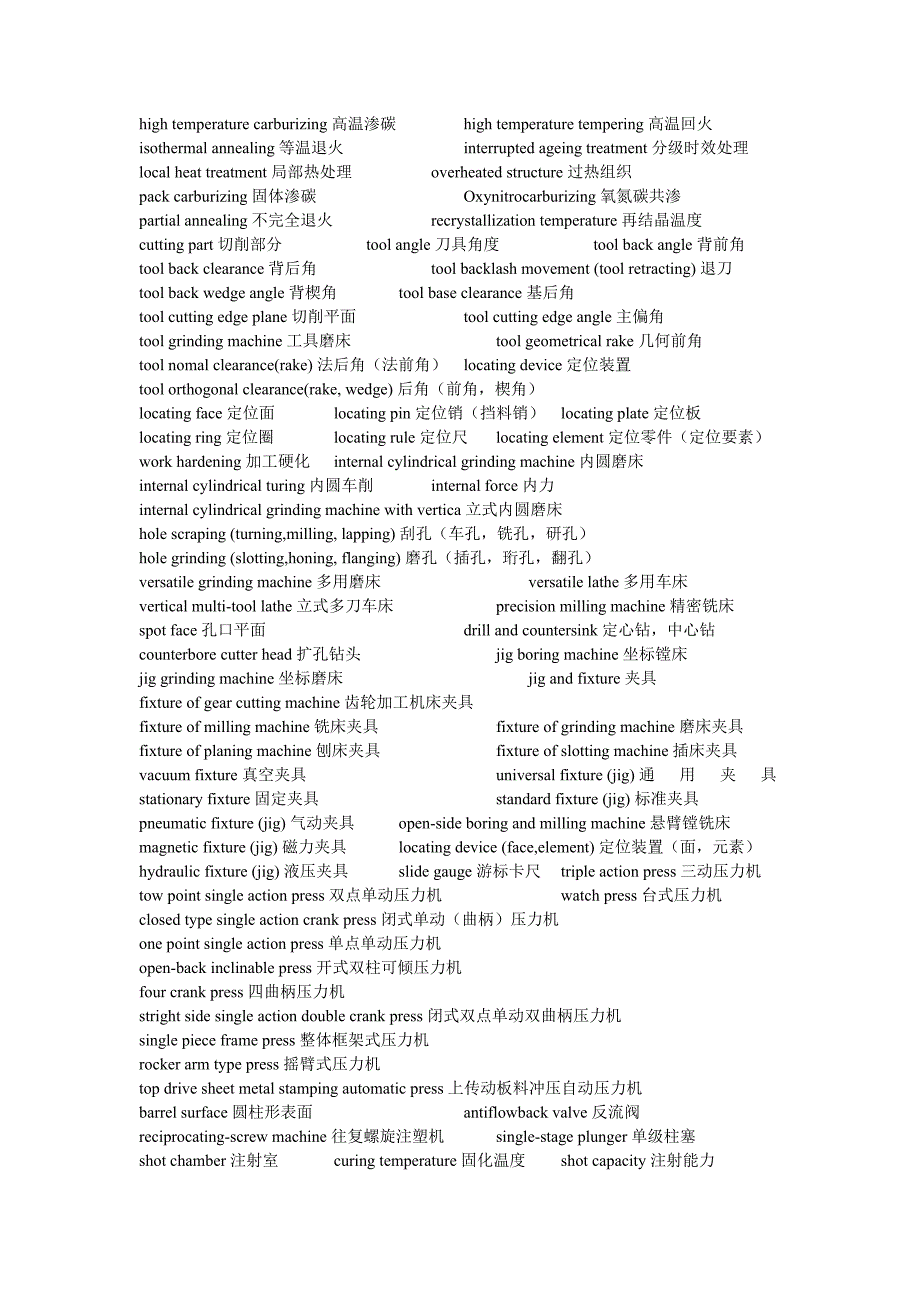 (机械行业)机械词汇很全_第4页