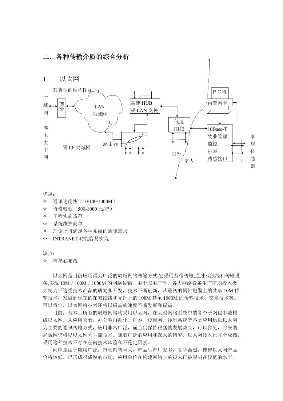 (房地产经营管理)智能小区信息传输几种方式的比较_第4页