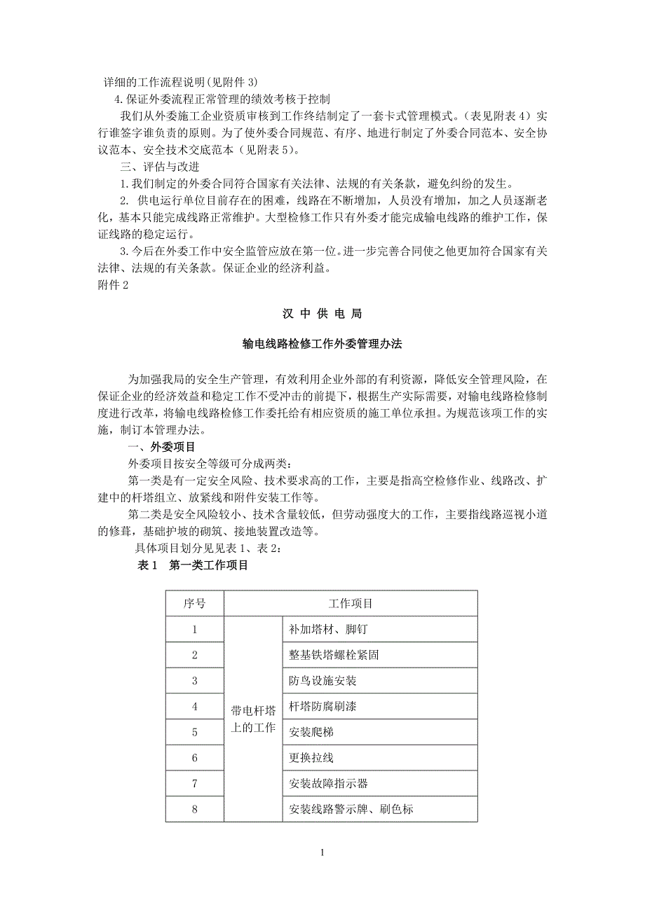 (电力行业)输电线路检修工作外委管理典型经验_第2页