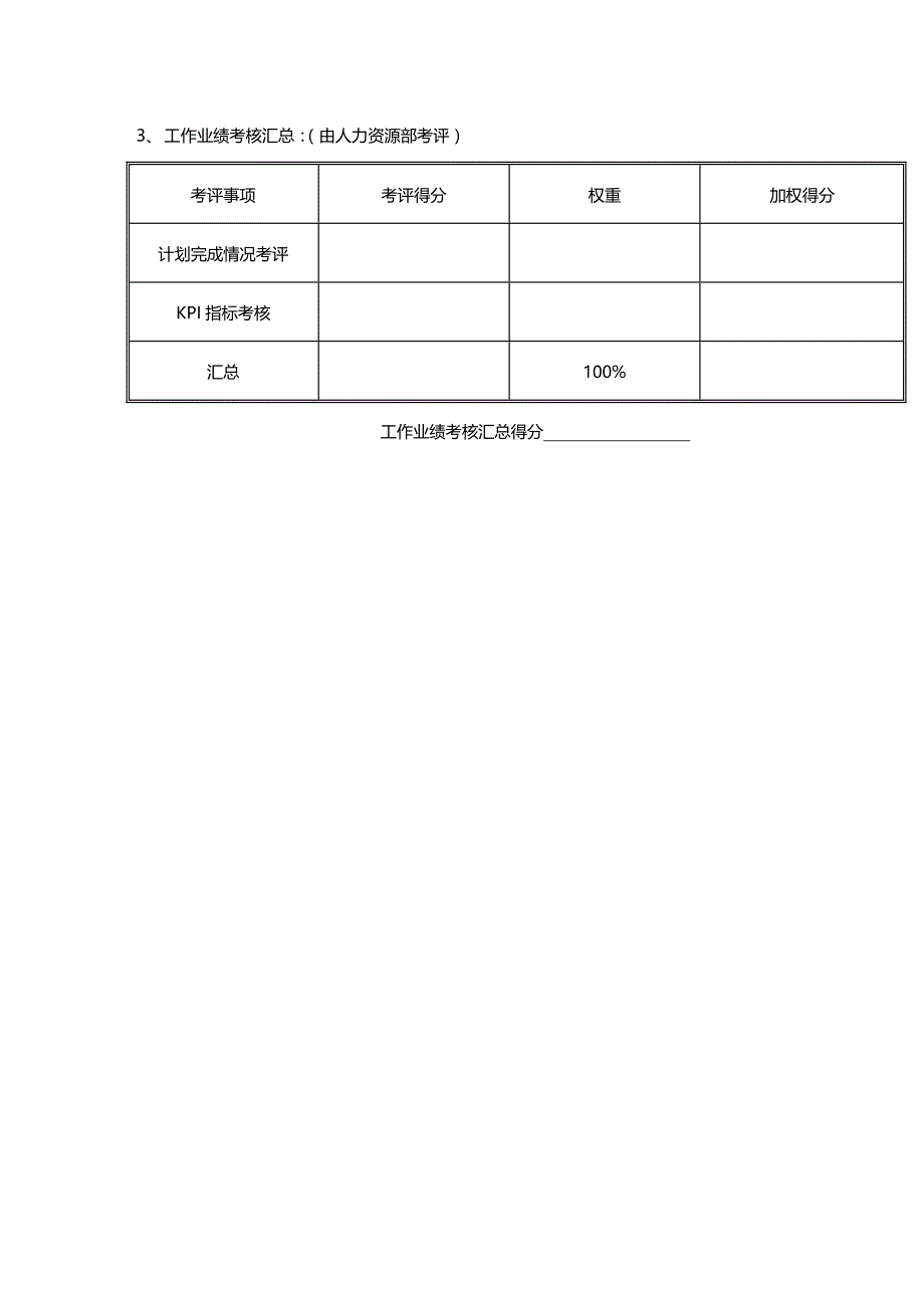 （绩效管理）体育用品行业总监岗位年度考核表精编_第4页