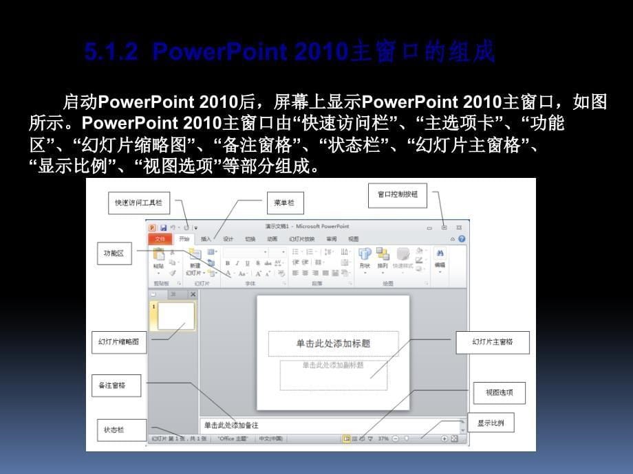 第5章 PowerPoint 2010演示文稿制作软件_第5页