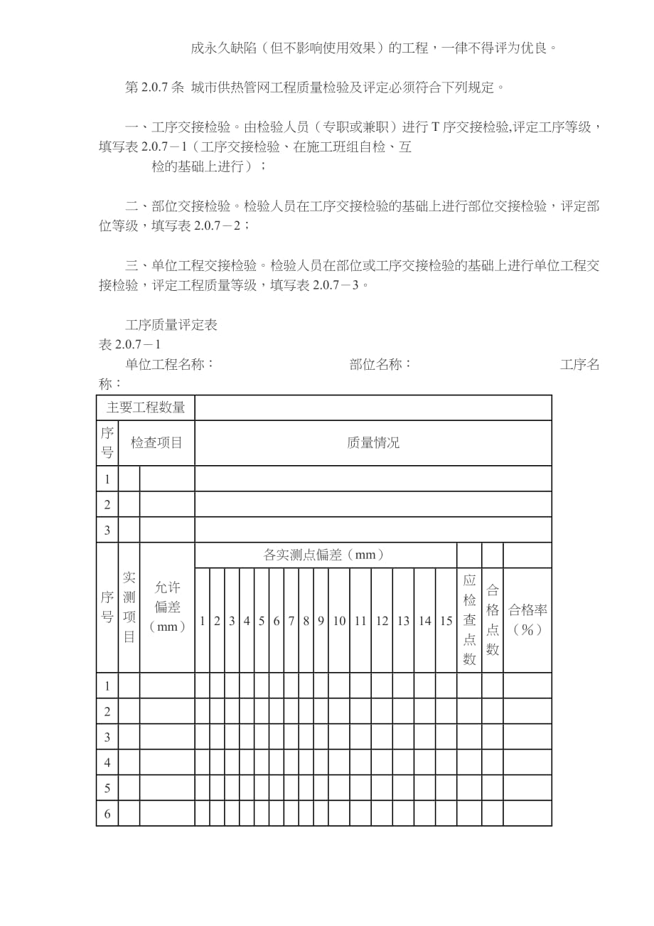 (工程标准法规)城市供热管网工程质量检验评定标准GJJ38—905)1)_第4页