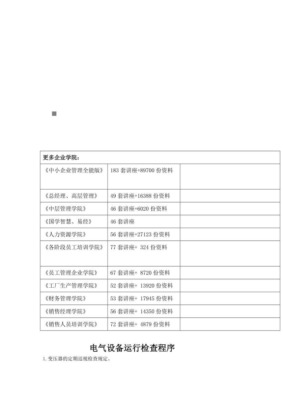 (电气工程)电气设备运行检查程序介绍_第1页