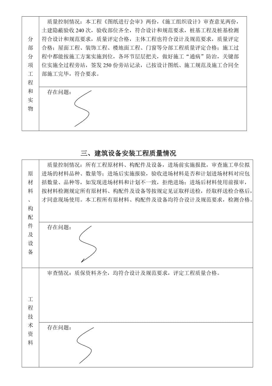 (房地产经营管理)质量评估报告房屋建筑)_第5页