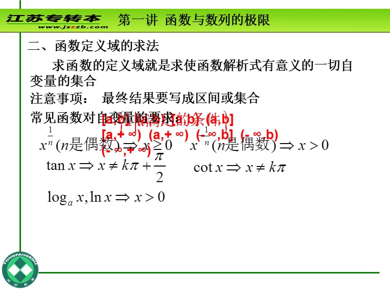 第一讲 函数与数列的极限_第2页