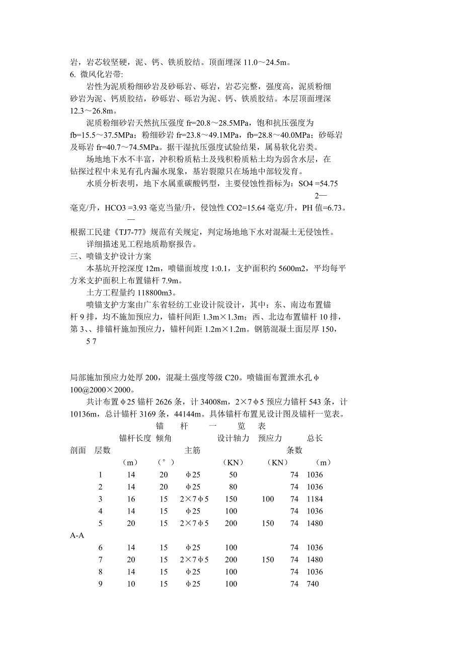 (工程设计)喷锚及土方工程施工组织设计_第2页