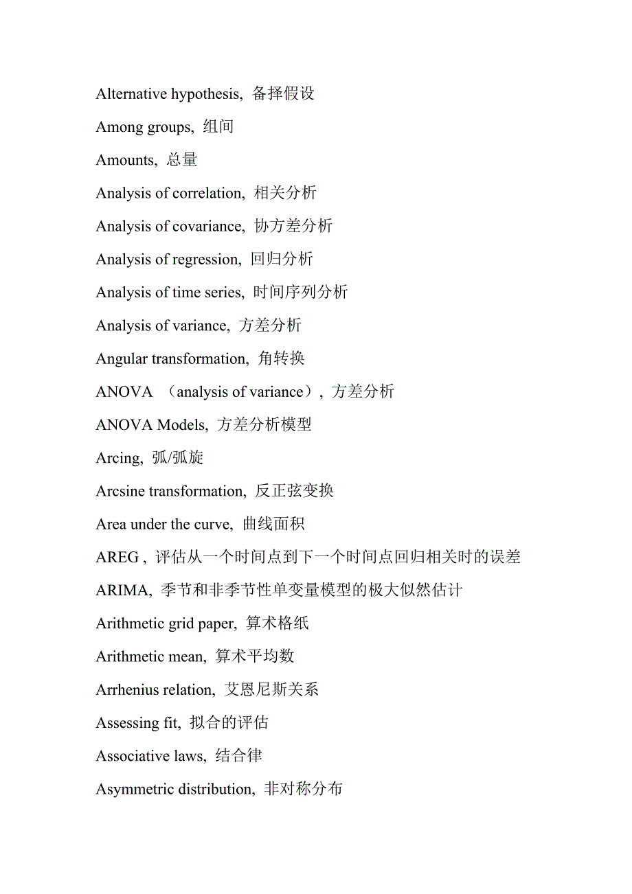 SPSS 统计分析软件 词汇中英文.doc_第2页