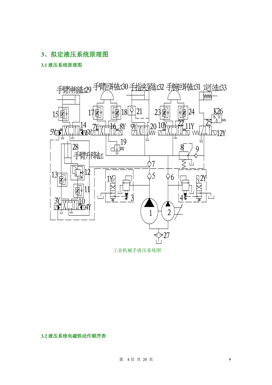 (机械行业)工业机械手液压系统设计_第4页