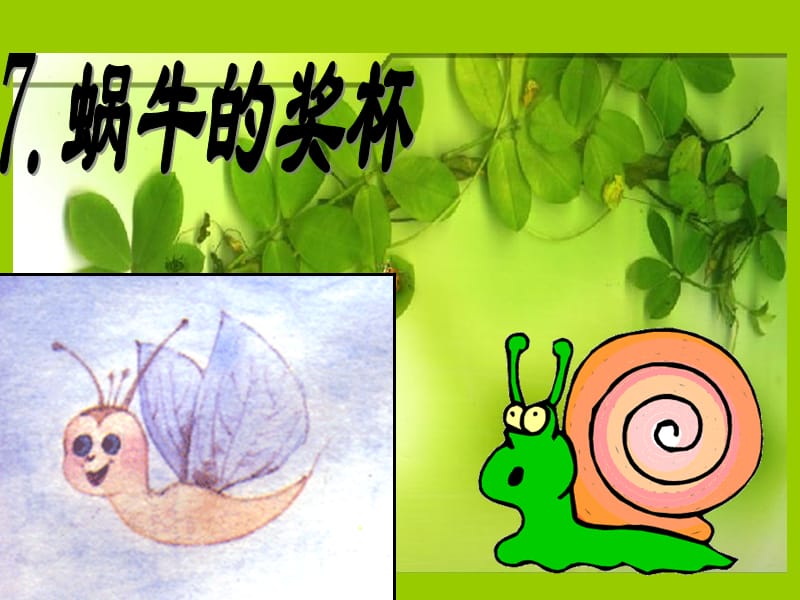 第一课时《蜗牛的奖杯》课件(苏教版二年级语文下册课件)_第3页
