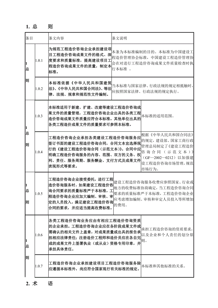 (工程标准法规)建设工程造价咨询成果文件质量标准._第3页