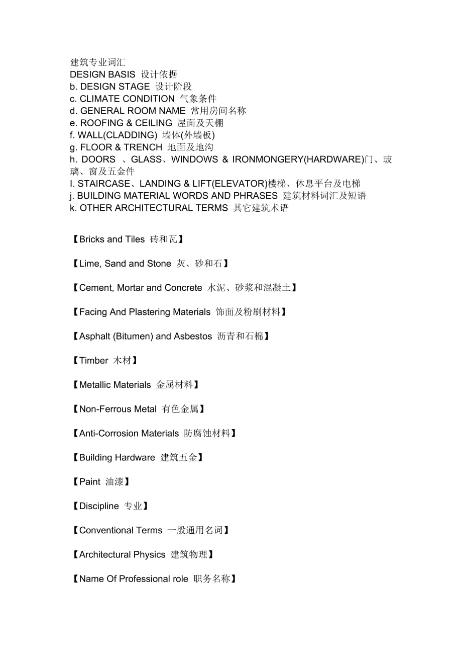 (城乡、园林规划)建筑专业词汇00_第1页