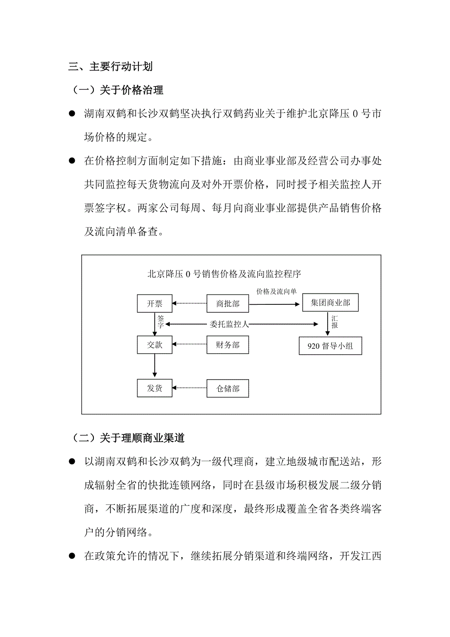 (医疗药品管理)双鹤药业湖南市场920行动计划_第4页