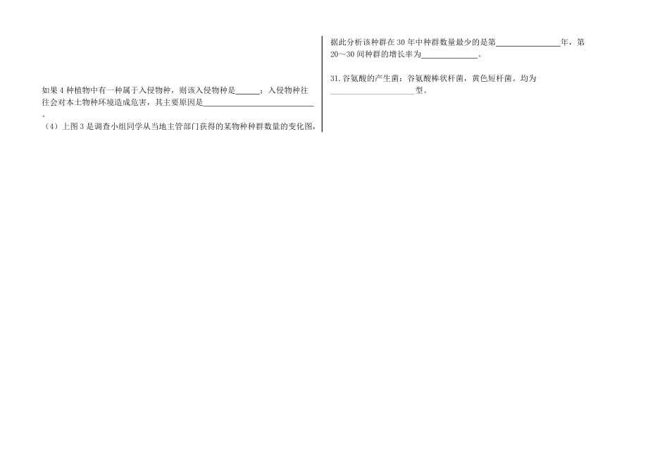 (生物科技)高中生物复习题_第5页