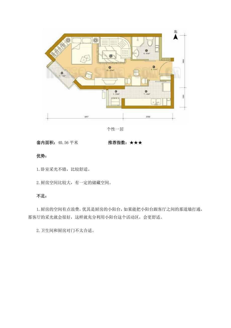 (房地产经营管理)房地产户型点评_第3页