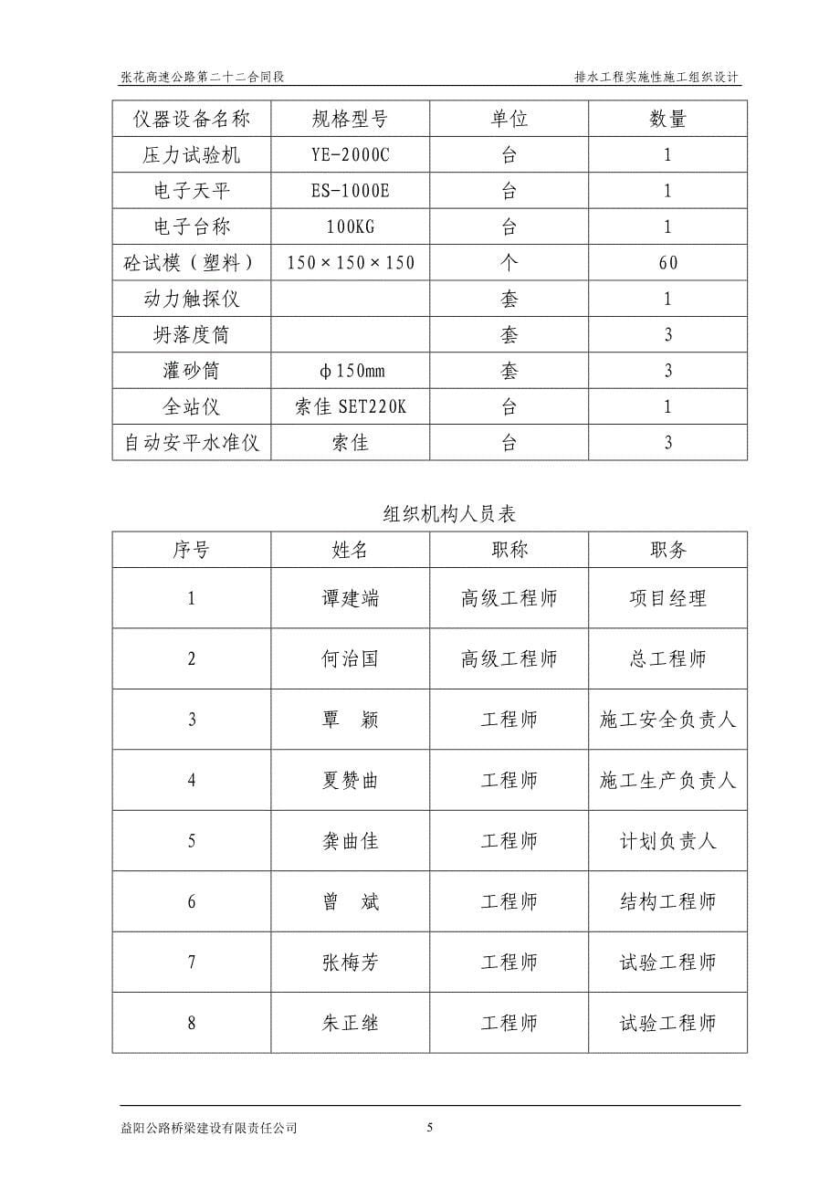 (给排水工程)K925255K94200排水工程施工组织设计_第5页