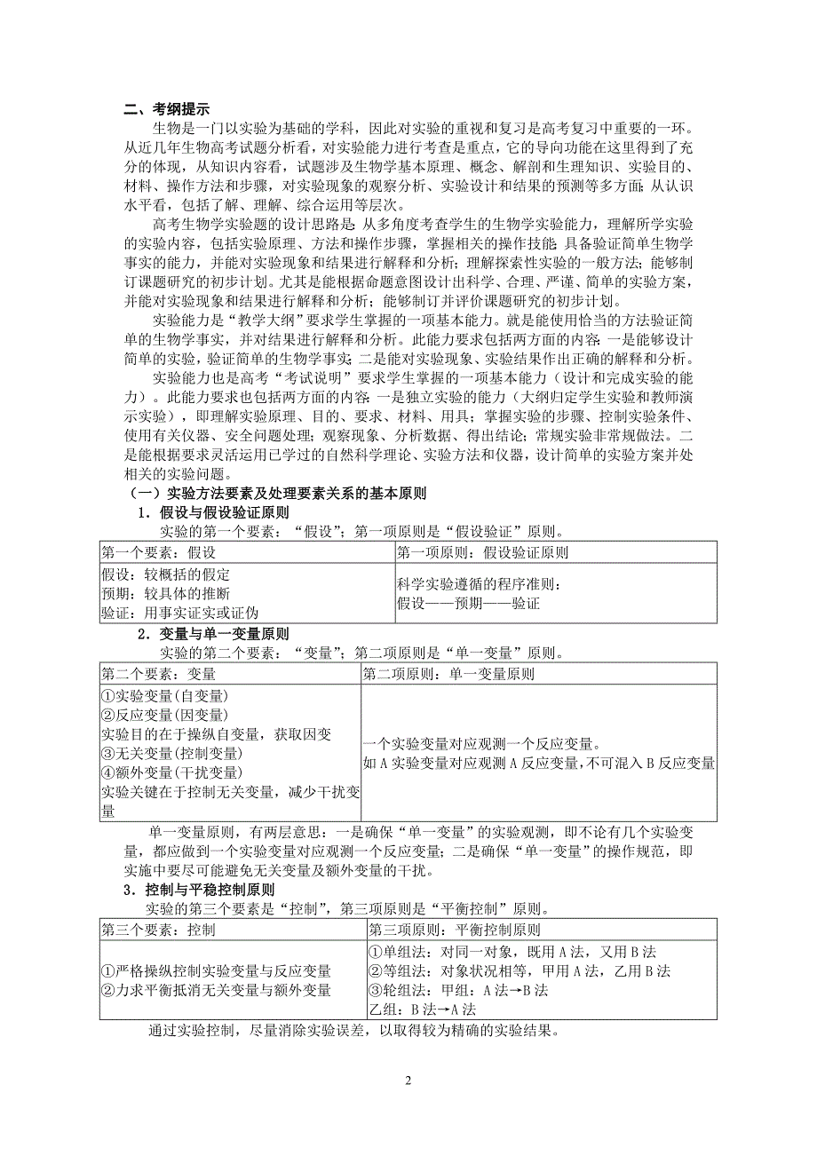 (生物科技)09届二轮生物备考会交流材料武穴中学)_第2页