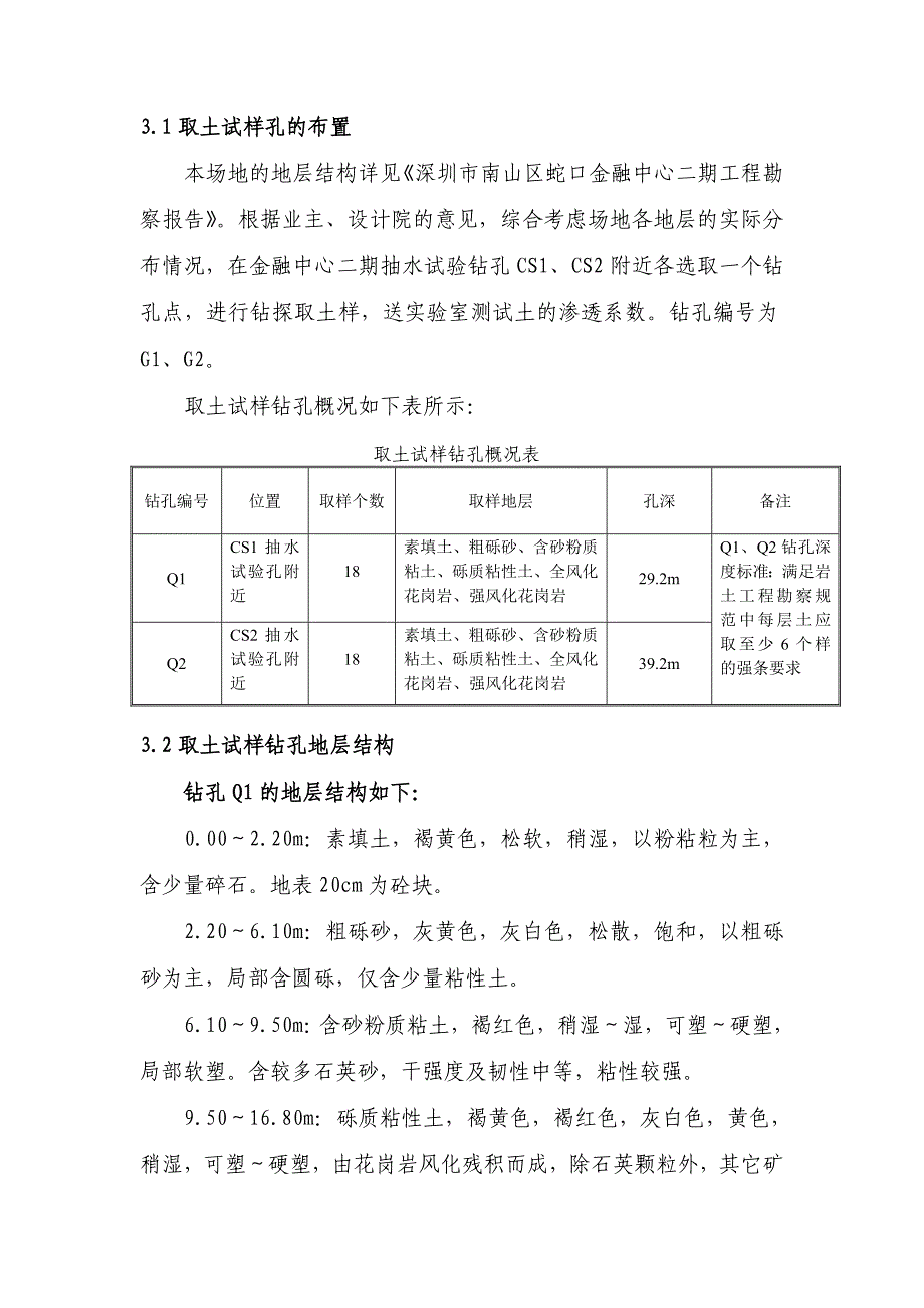 (金融保险)金融中心二期工程土层渗透系数试验报告样本_第4页