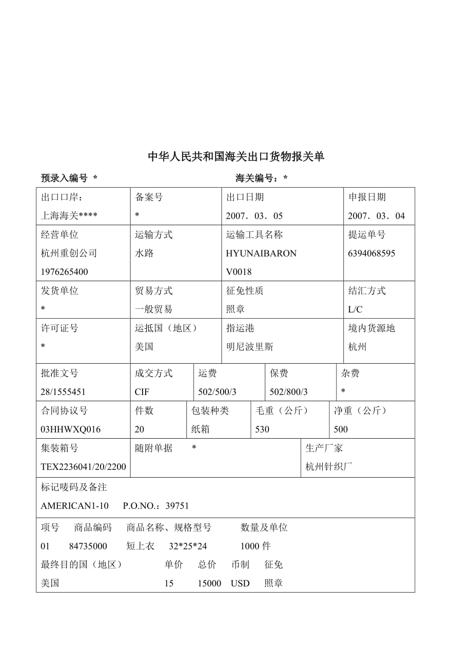 {报关与海关管理}报关单填制规范简介_第4页