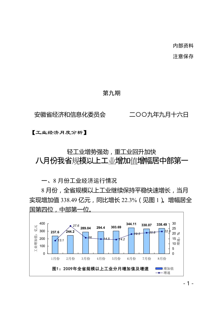 (机械行业)17月全省机械工业生产完成情况_第1页