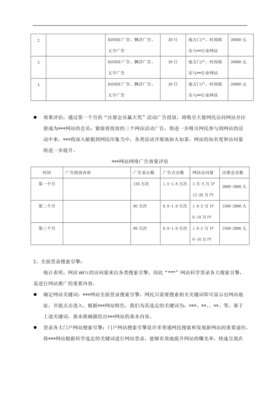 管理信息化网站推广方案_第3页