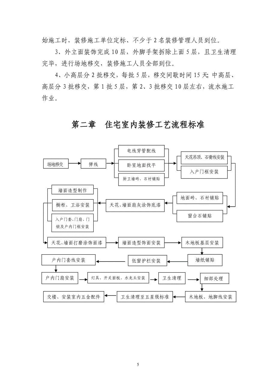 (房地产经营管理)地产公司住宅室内装饰施工工艺和质量标准_第5页