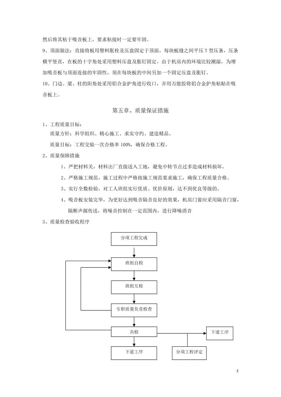 (冶金行业)矿棉吸音板施工方案_第5页