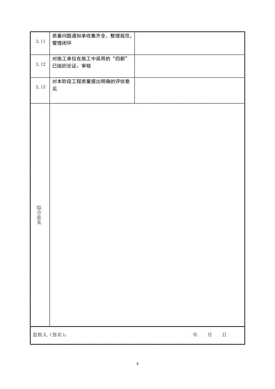 (工程制度与表格)变电站土建工程监检记录表格_第5页