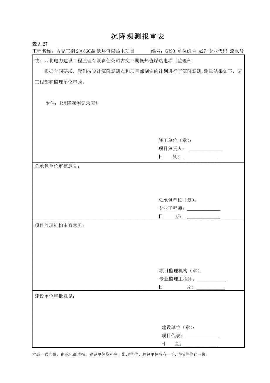 (工程监理)电力建设工程监理典型表式_第5页