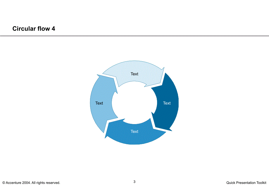PPT箭头_循环的圆形_第4页