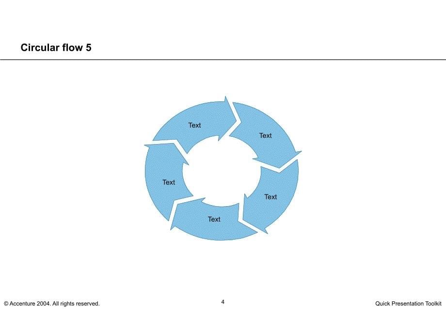 PPT箭头_循环的圆形_第5页
