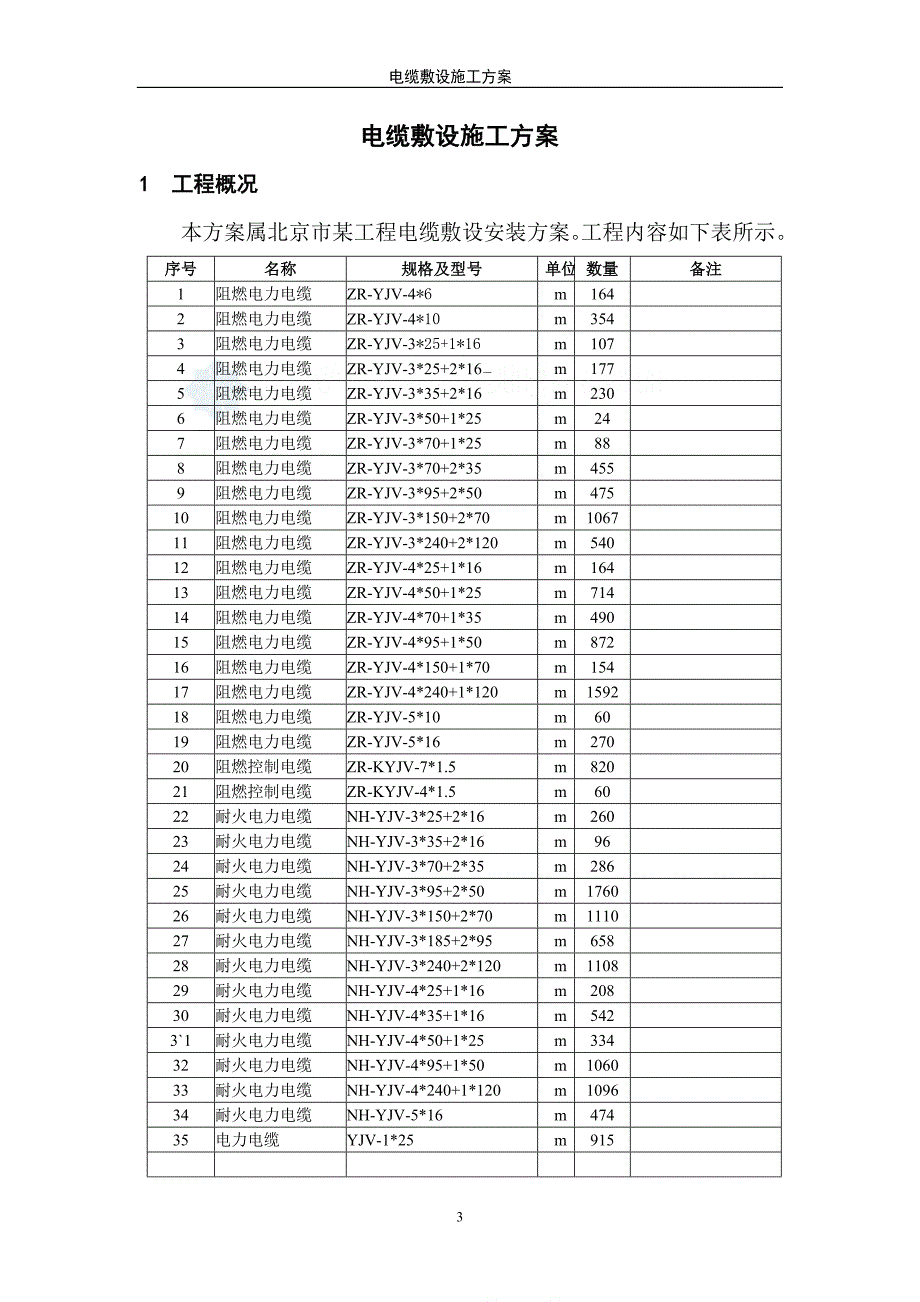 (电力行业)电缆敷设施工方案secret精品_第4页