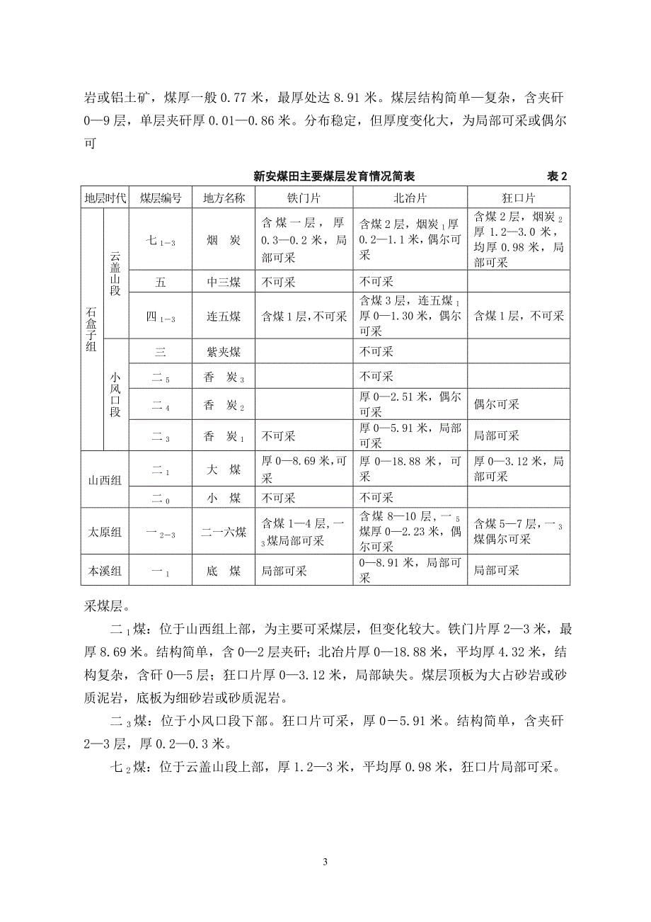 (冶金行业)新安县煤炭煤层气资源形势分析与规划研究精品_第5页