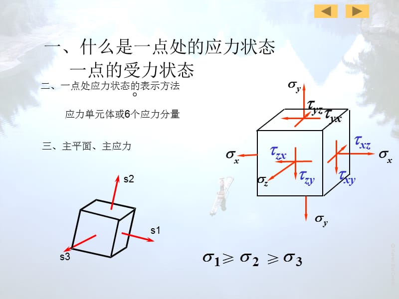 资料资料力学应力状态温习课件_第1页