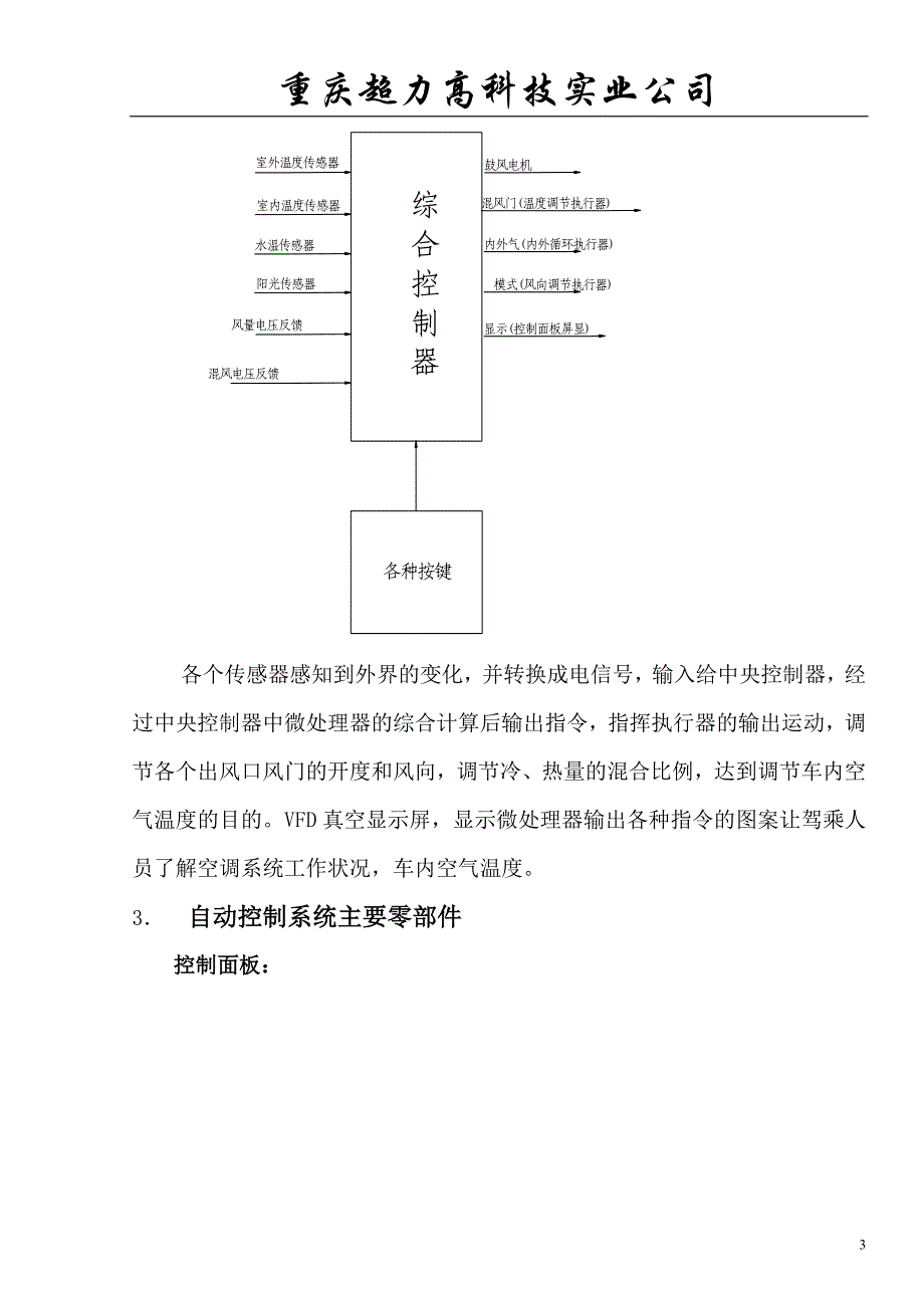 管理信息化汽车自动空调系统._第3页