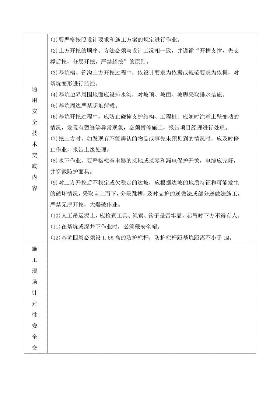 (工程安全)建筑和装饰装修施工现场安全技术交底大全精品_第5页