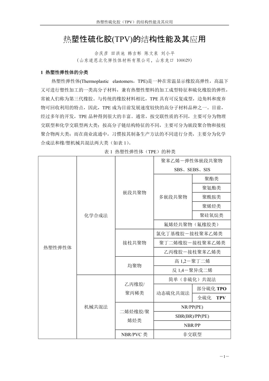 管理信息化热塑性弹性体结构性能及其在汽车系统的应用._第1页