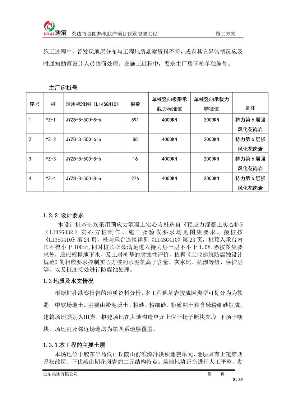 (施工工艺标准)静压预应力管桩施工方案1DOC33页)精品_第5页