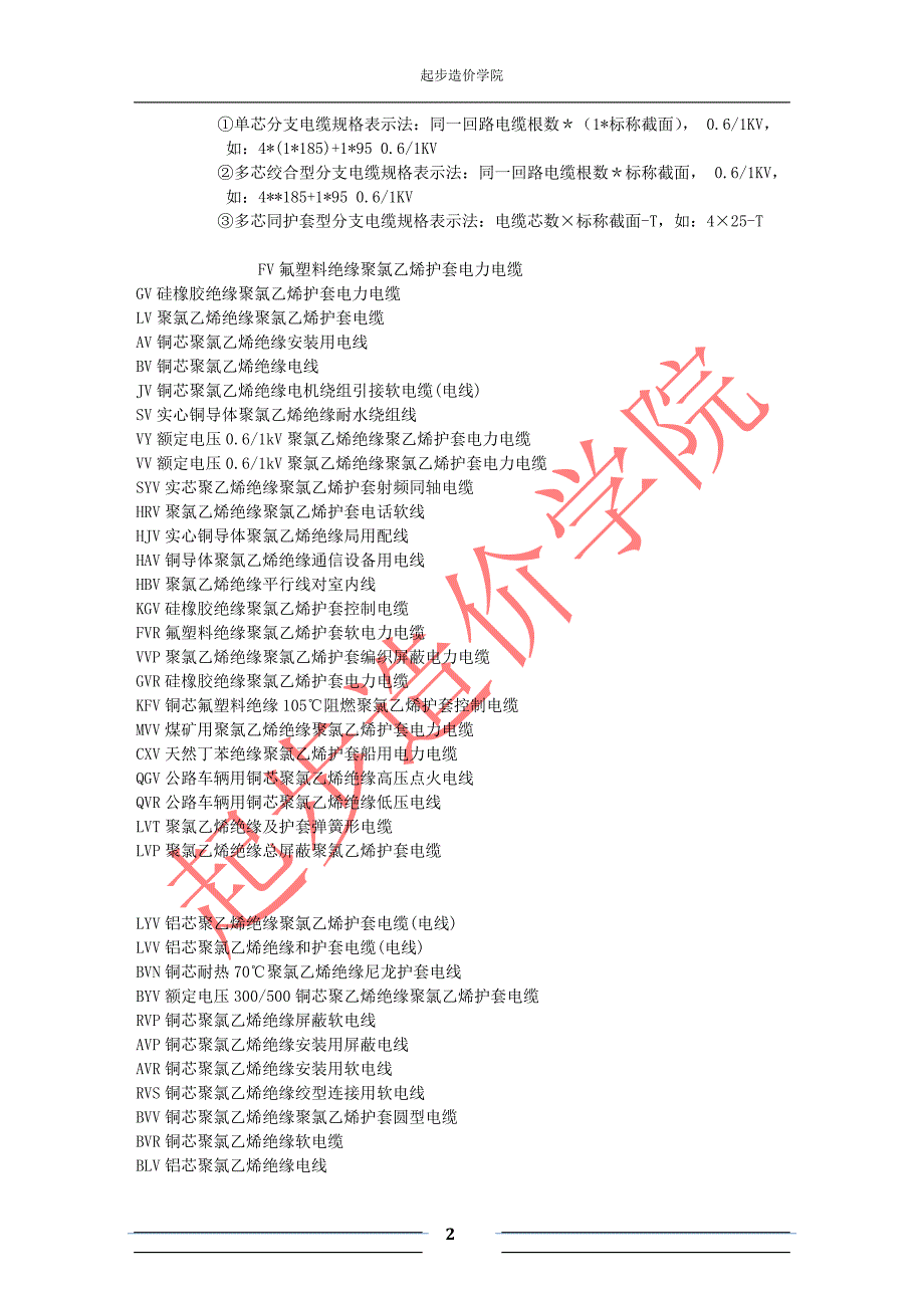 (电力行业)电缆型号的解释大全DOC98页精品_第2页