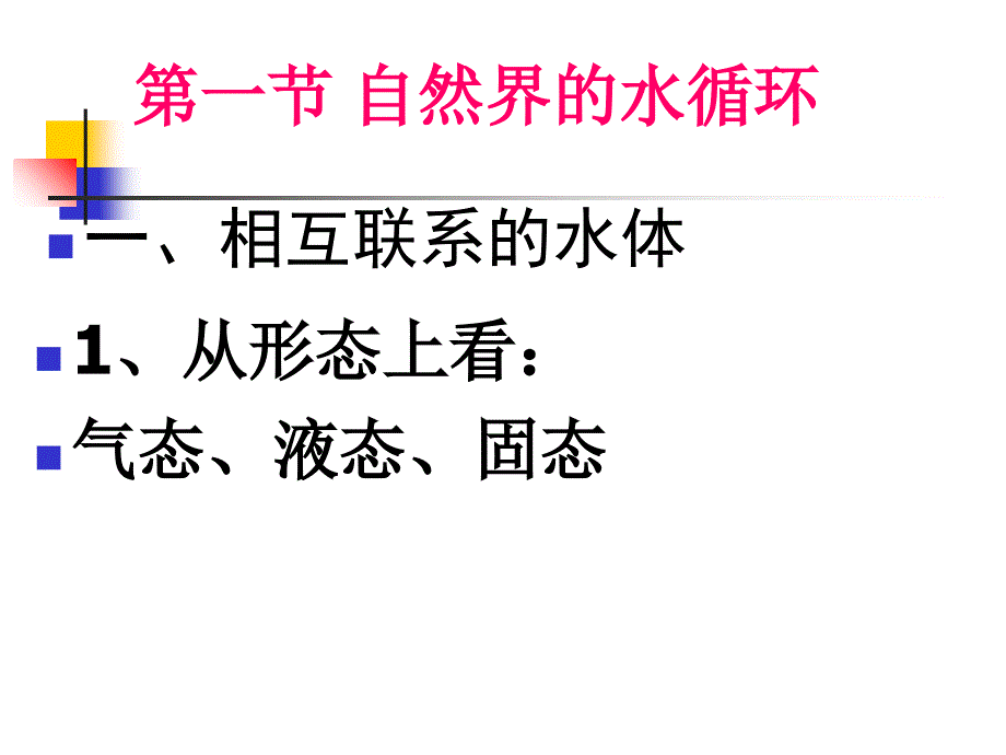 第一部分自然界的水循环教学内容_第3页